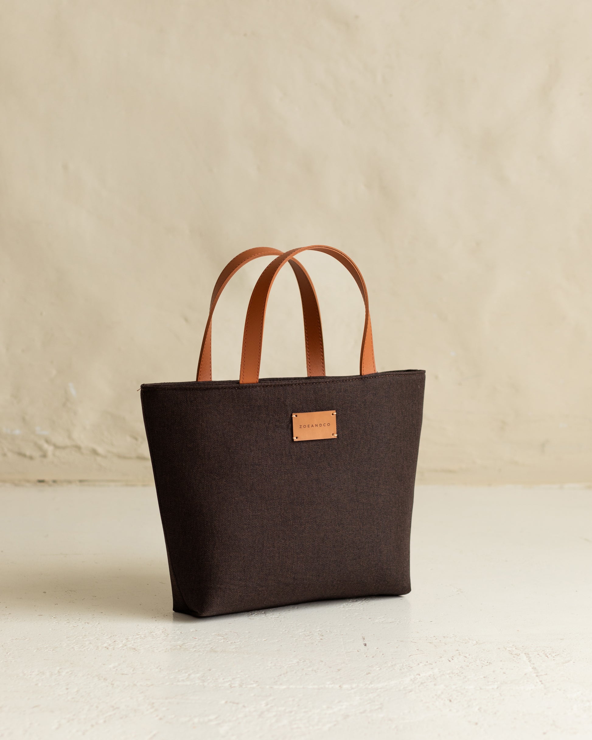 PANIER Handbag Dark Brown - zoe & co