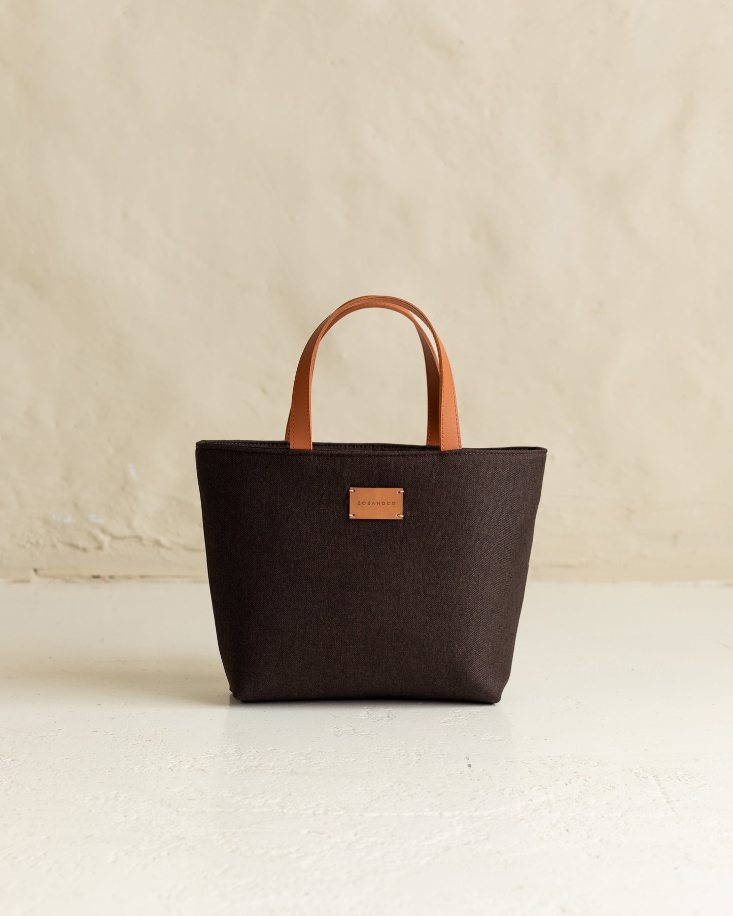 PANIER Handbag Dark Brown - zoe & co