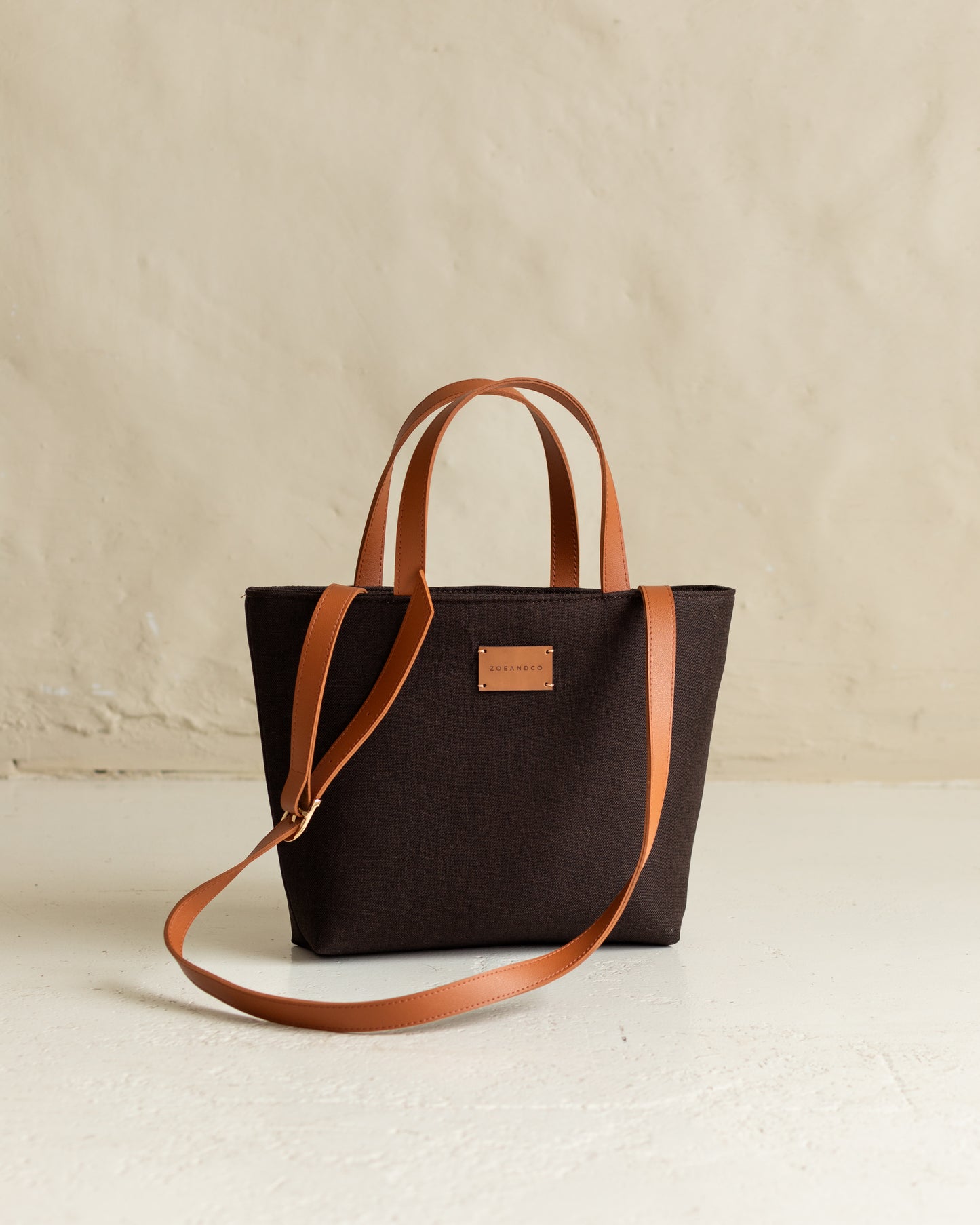 PANIER Handbag Dark Brown - zoe & co