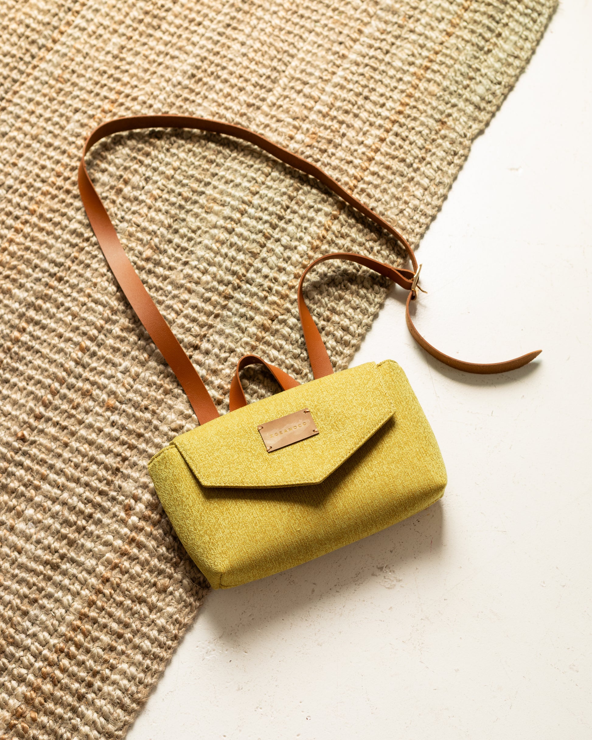 COPINE Shoulder Bag Mustard Yellow - zoe & co