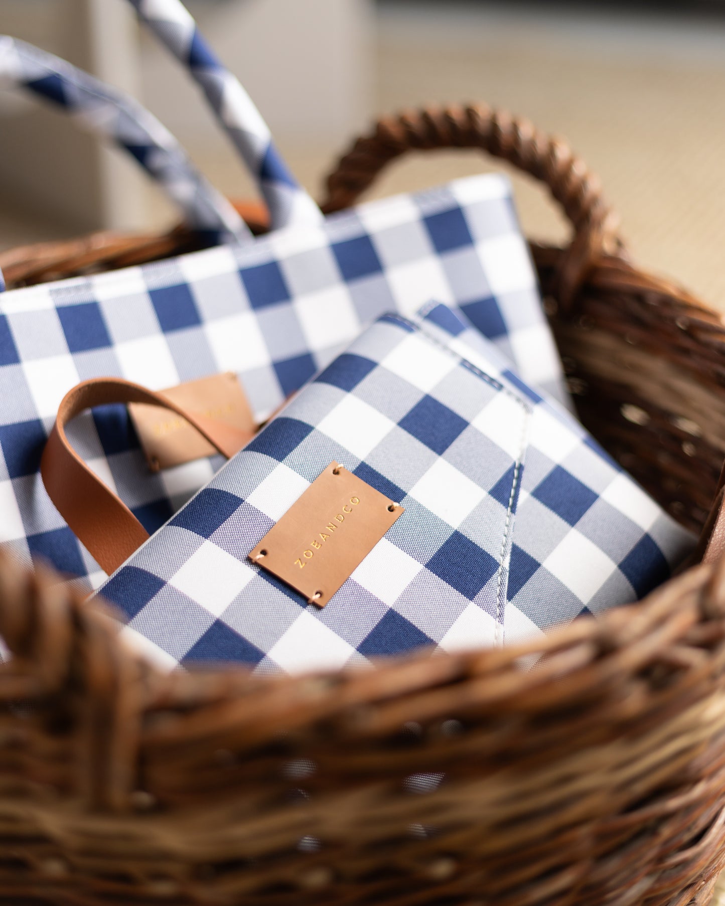 COPINE Shoulder Bag Plaid - zoe & co