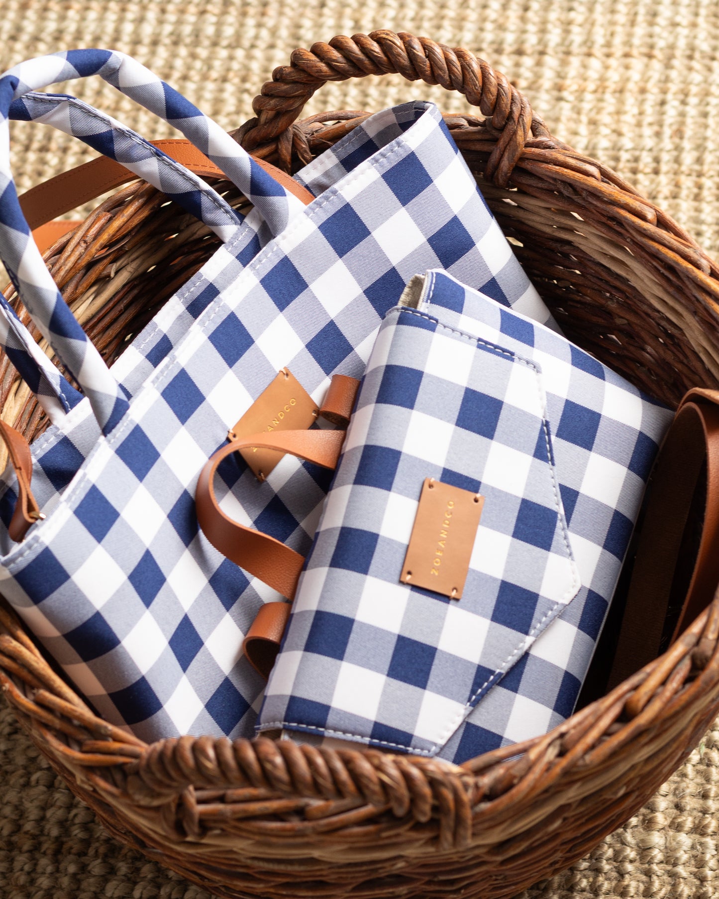 PANIER Handbag Plaid - zoe & co
