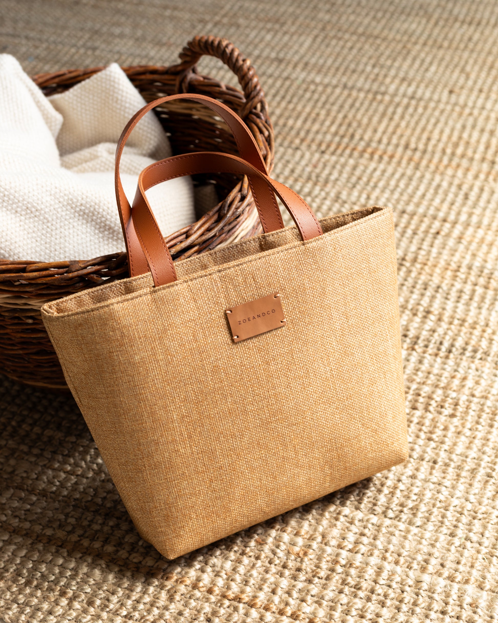 PANIER Handbag Natural - zoe & co