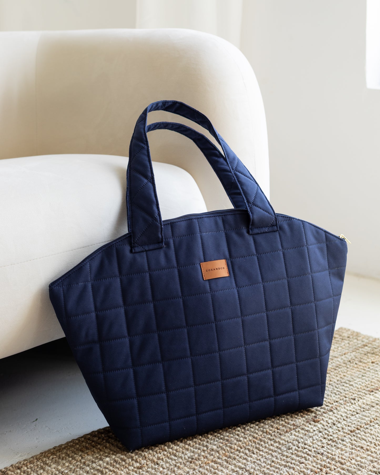 POUFFE Summer Tote Navy - zoe & co