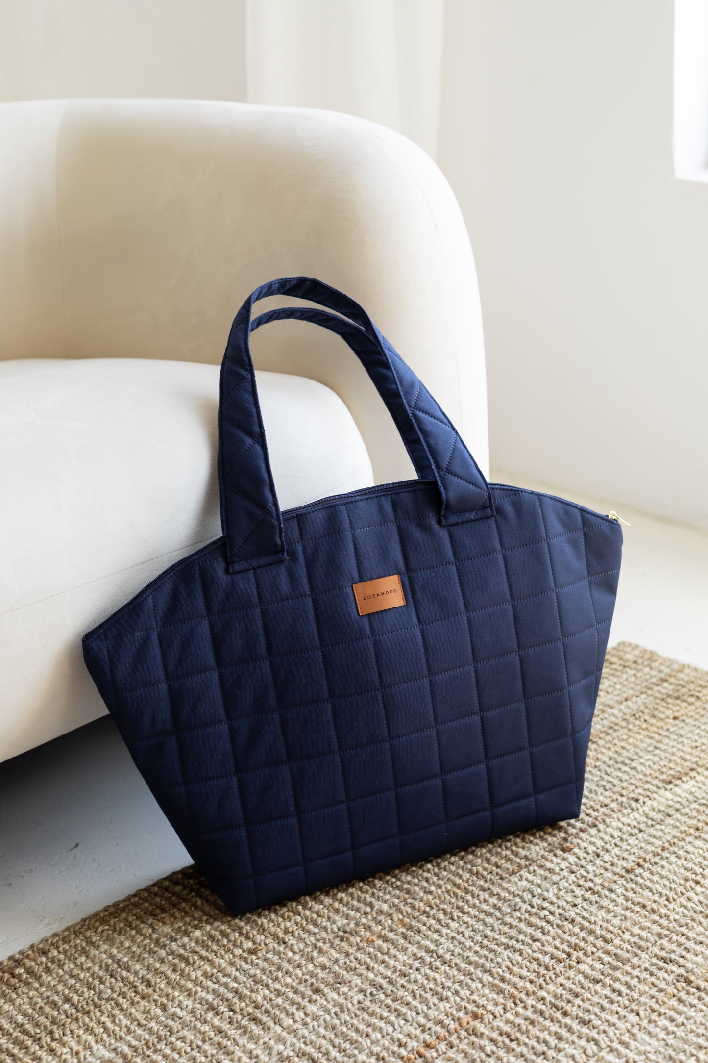 POUFFE Summer Tote Navy - zoe & co
