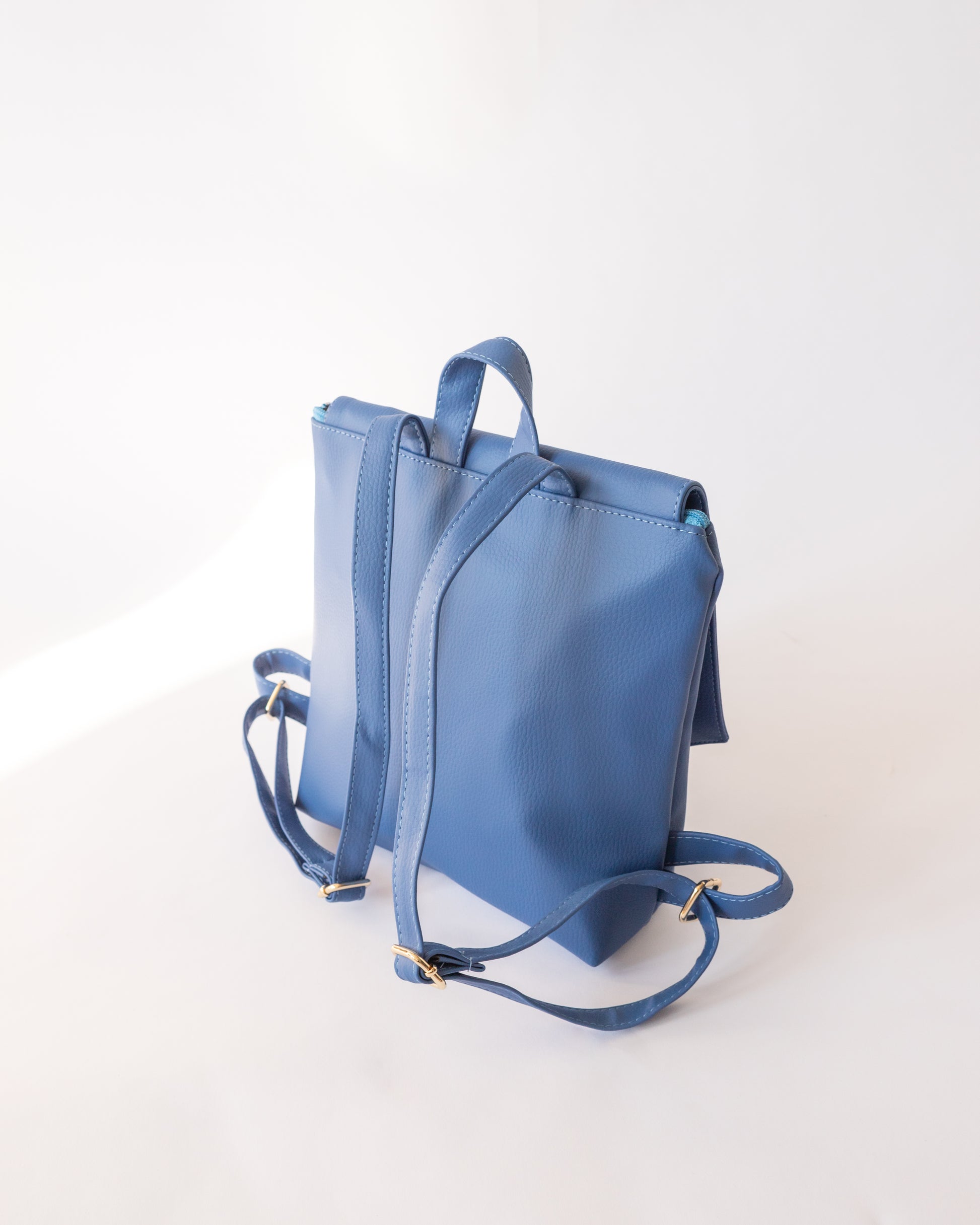 LOTUS Blue Mini Backpack - zoe & co