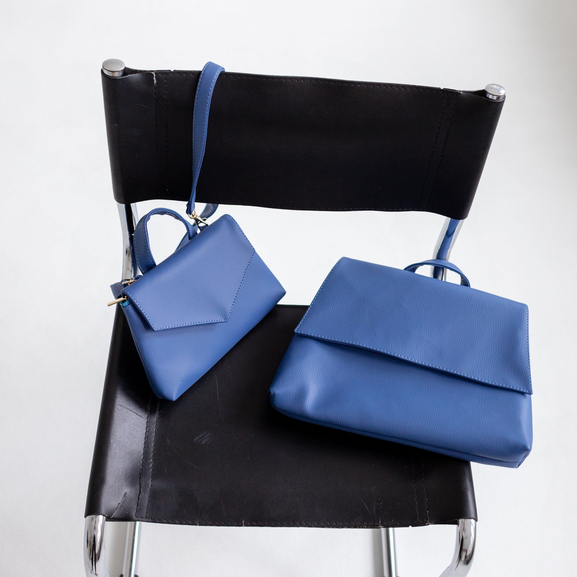 CAMILLE Blue Shoulder Bag - zoe & co