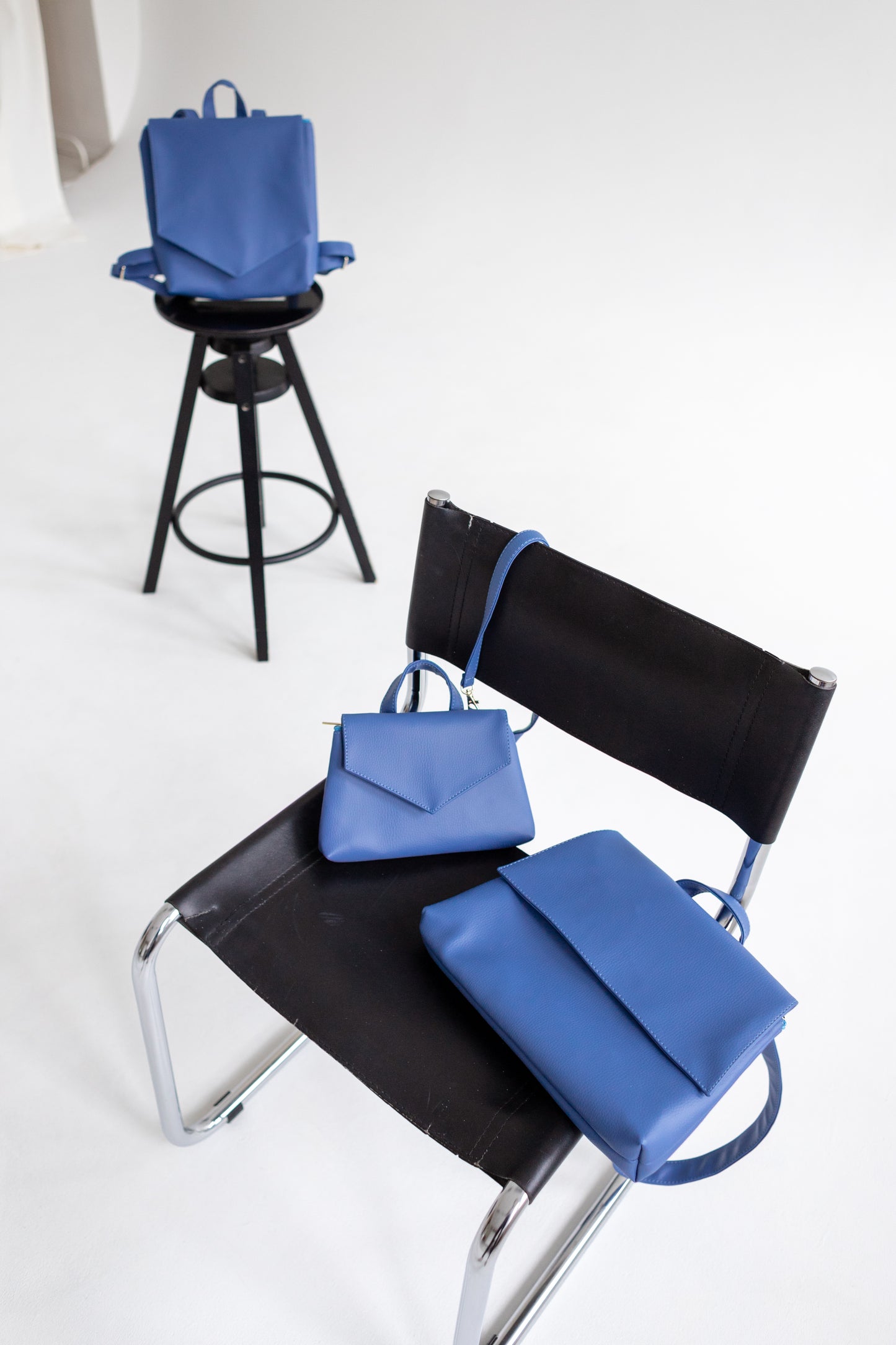 CAMILLE Blue Shoulder Bag - zoe & co